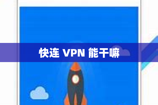 快连 VPN 能干嘛